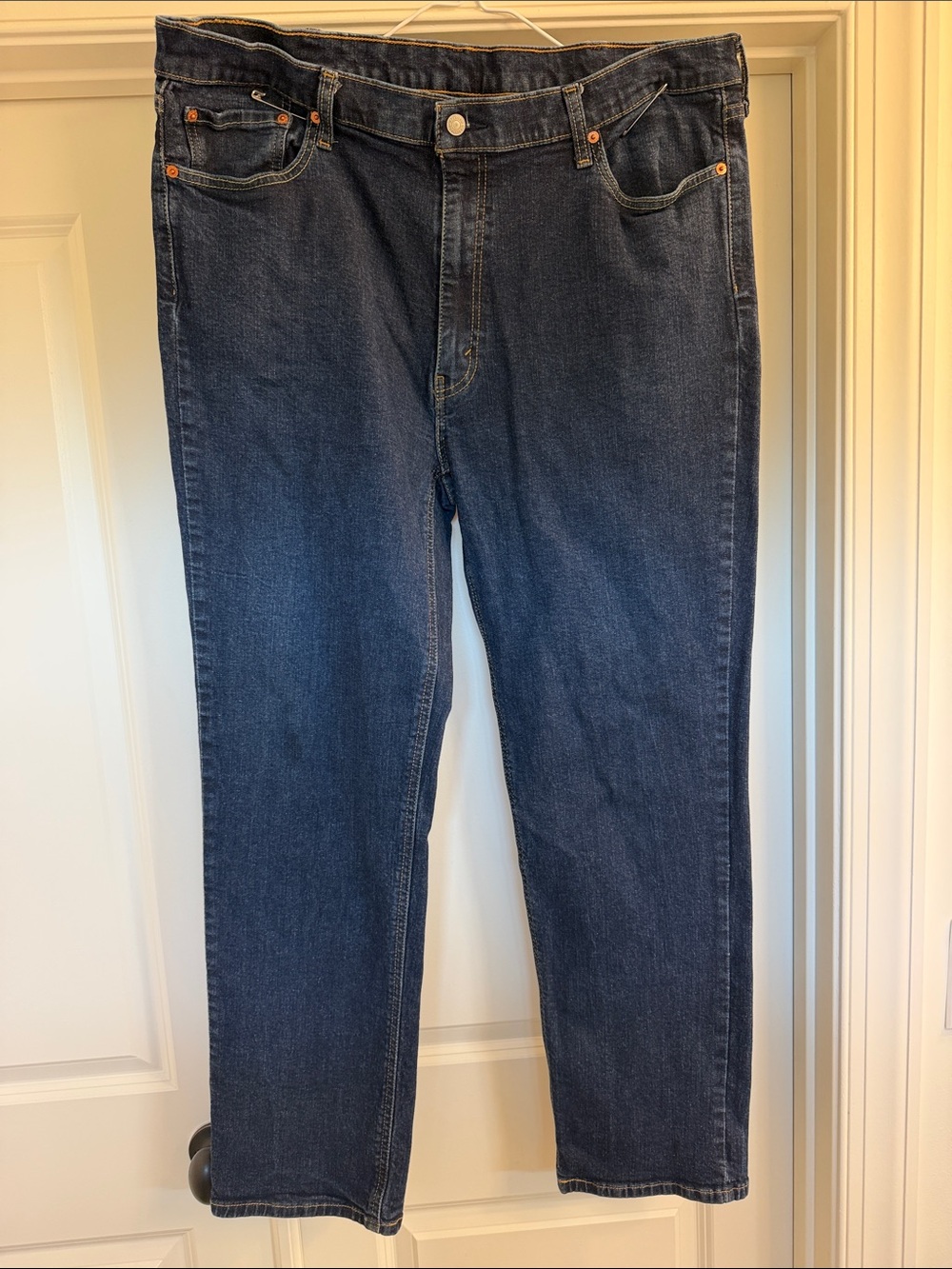 Levi's Straight Leg Dark Blue Denim Jeans